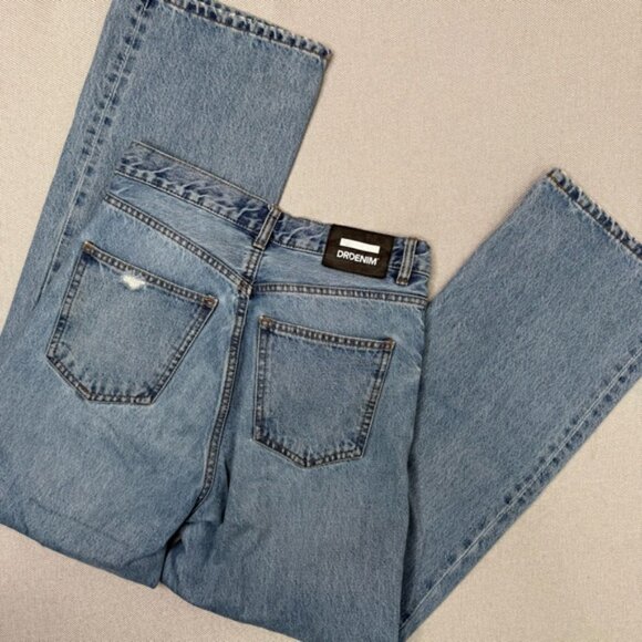 Dr Denim Revolve Cotton Echo Blue Jay Wide Leg Size 29 - Picture 5 of 8